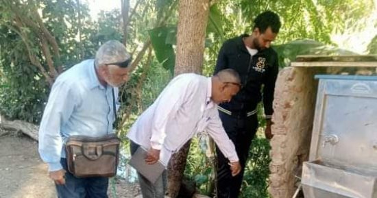 ضبط وصلات مياه مخالفة فى حملة بقنا