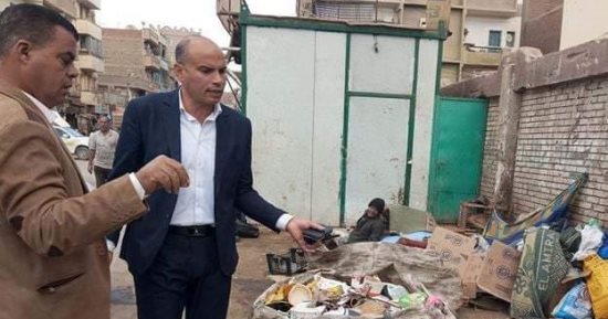 حملات مكثفة لرفع الإشغالات ومتابعة رخص المحال العامة بمراكز المنيا