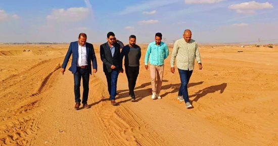 رئيس جهاز العبور الجديدة يتفقد المناطق المضافة للمدينة 