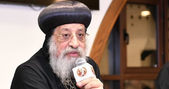 البابا تواضروس الثاني يشهد حفل تخريج دفعتين من معهد تاريخ الكنيسة بالمعادى