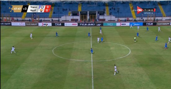 الجونة يفرض التعادل السلبى على سموحة فى دورى نايل