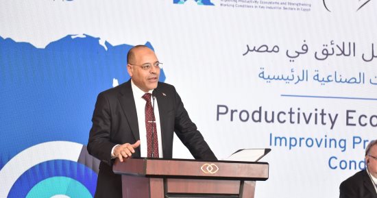 وزير العمل: قطاعات الجلود والرخام شهدت نهضة غير مسبوقة فى عهد الرئيس السيسى