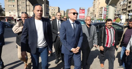 محافظ القاهرة يتفقد أول نموذج لتشجير وتجميل الجزر الوسطى للشوارع.. صور