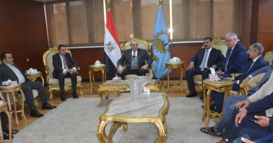 محافظ الغربية يستقبل وفد لجنة الزراعة بمجلس النواب