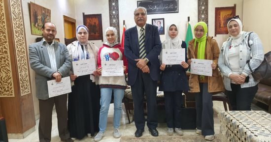 الخصوص تتألق وتحصد المركز الأول فى مسابقة أوائل الطلبة للمرحلة الإعدادية بالقليوبية