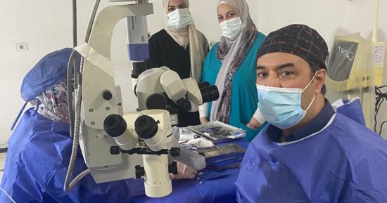 نجاح إجراء عمليتين لزراعة القرنية بـ "رمد المنصورة"