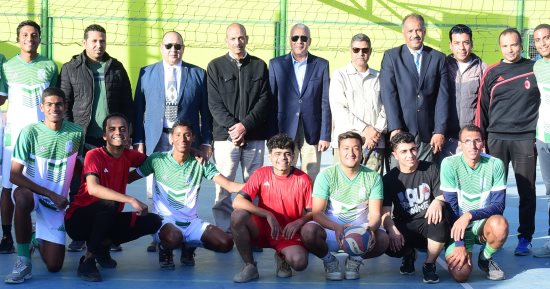 التربية الرياضية بسوهاج بطل الجامعة فى خماسي كرة القدم والطائرة