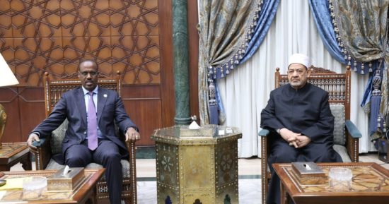 الإمام الأكبر يستقبل وزير أوقاف جيبوتي لبحث سبل تعزيز الدعم التعليمي والدعوي