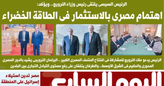 اهتمام مصرى بالاستثمار فى الطاقة الخضراء.. غدا فى اليوم السابع