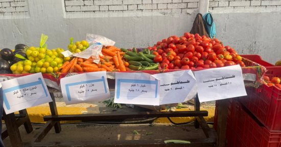 قائمة أسعار الخضراوات والفواكه بسوق اليوم الواحد فى العمرانية