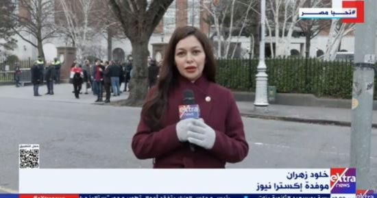 موفدة إكسترا نيوز تنقل من دبلن آخر مستجدات زيارة الرئيس السيسى لأيرلندا