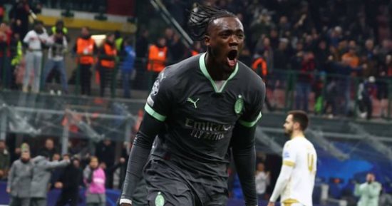 ميلان يتخطى النجم الأحمر بنتيجة 2 - 1 فى دوري أبطال أوروبا