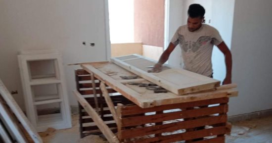 إسكان إجتماعى..مراحل تشطيب العمارات السكنية بقرية ميت الحارون ضمن حياة كريمة 