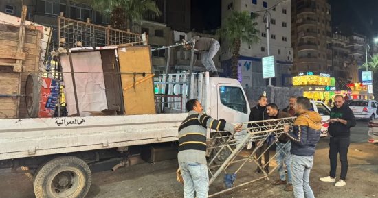 محافظة الجيزة: تشميع محال مخالفة تسبب إزعاجًا للمواطنين بحى العمرانية