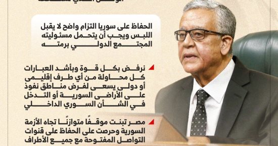 كلمة تاريخية لرئيس مجلس النواب بشأن سوريا (إنفوجراف)