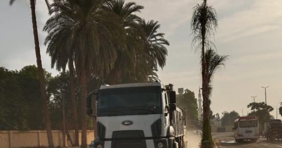 مدينة الأقصر تبدأ أعمال تطوير وتشجير الجزيرة الوسطى لخدمة السياحة.. صور 