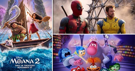 5 أفلام عالمية تتصدر قائمة إيرادات 2024.. Inside Out 2 الأول بـ1.6 مليار دولار