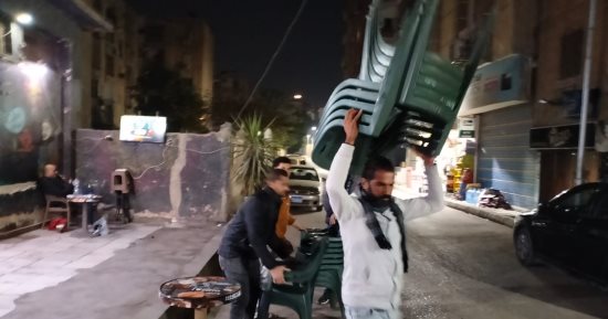 محافظة الجيزة تغلق مقهى مخالف بالطالبية استجابة لشكاوى المواطنين