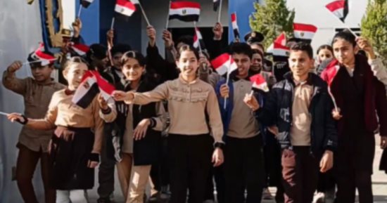 طلاب المدارس يزورون قسم شرطة فى الدقهلية
