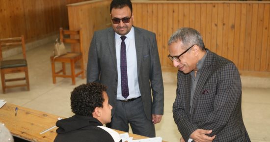 بدء امتحانات الفصل الدراسى الأول بجامعة جنوب الوادى