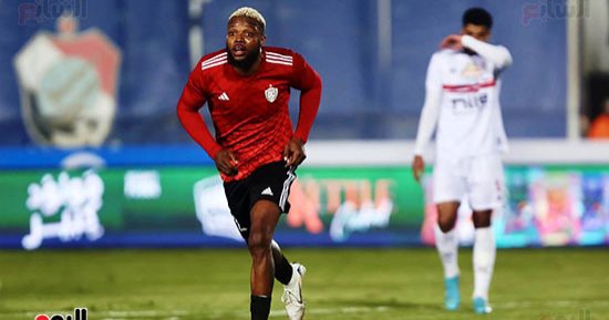 شيكا يتقدم للطلائع أمام الزمالك في الدقيقة 35.. صور 
