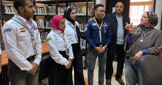 جامعة حلوان تنظم مشروع التنمية المجتمعية للجوالة بزيارة لقصر الأميرة خديجة