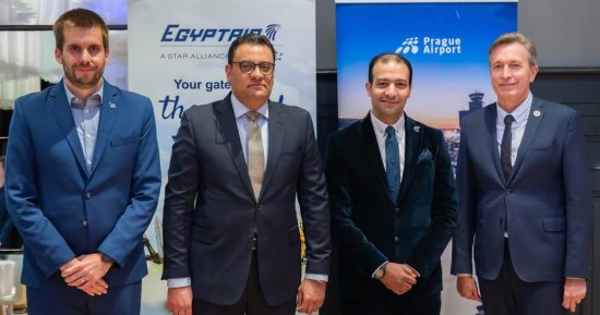 مصر للطيران تفتتح أحدث مكاتبها فى براغ بجمهورية التشيك
