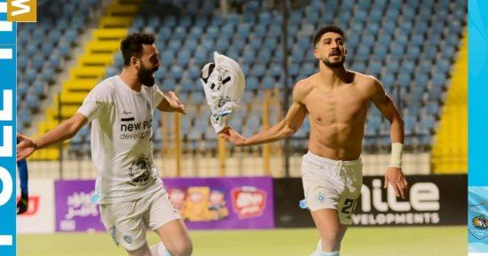 محمد على بن حمودة رجل مباراة غزل المحلة وسموحة بدورى NILE