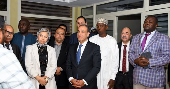 وزير الخارجية يزور فرع جامعة الإسكندرية فى تشاد