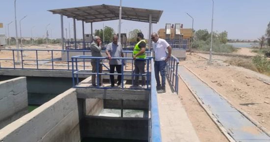 حياة كريمة بأسوان.. محطات صرف صحى تدخل الخدمة لأول مرة بقرى كوم أمبو "صور"