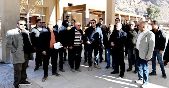 وزير الإسكان يختتم جولته بمشروع تطوير موقع التجلى الأعظم بسانت كاترين 