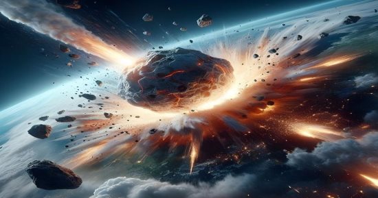 كويكب ضخم قد يكون وراء تشويه سطح القمر من الداخل إلى الخارج