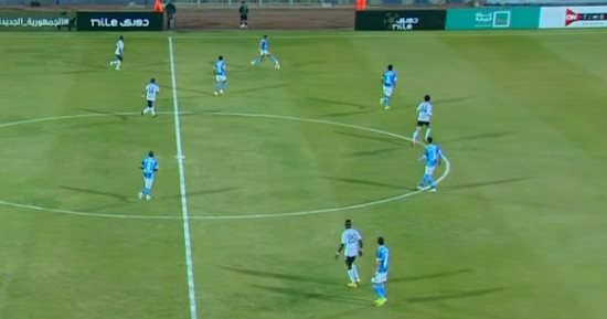 تعادل سلبى بين الجونة وبيراميدز فى الشوط الأول