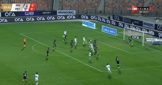 التعادل السلبى يحسم الشوط الأول بين زد وبتروجت فى الدورى