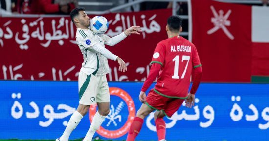 عمان تتقدم على السعودية بهدف فى الدقيقة 74 من قبل نهائى خليجى 26