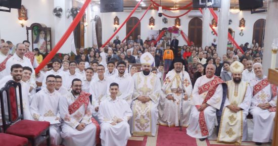 بطريرك الأقباط الكاثوليك يترأس ختام العام الميلادي بكنيسة العذراء بشبرا