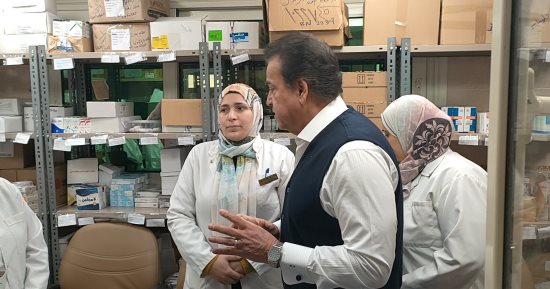 وزير الصحة يتفقد مستشفى حميات طنطا فى الغربية