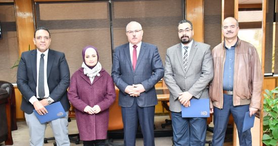 تعيين وكلاء جدد بكلية التجارة جامعة قناة السويس