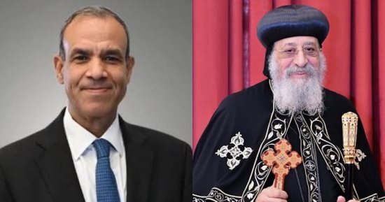البابا تواضروس يستقبل اتصالا هاتفيا من وزير الخارجية للتهنئة بعيد الميلاد