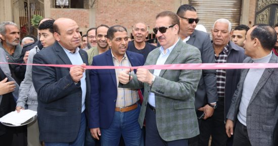 محافظ المنوفية يفتتح محطة رفع صرف صحى مشيرف باستثمارات 48 مليون جنيه