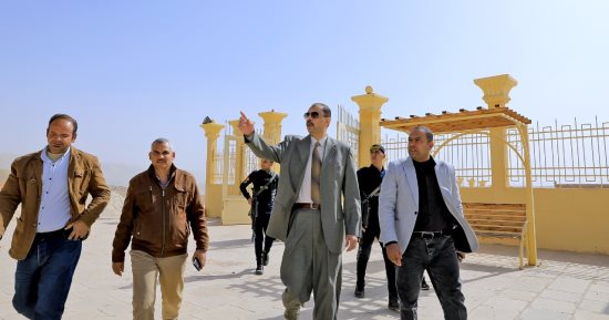محافظ سوهاج يتفقد التل الأثري بالديابات ومقابر الحواويش بأخميم