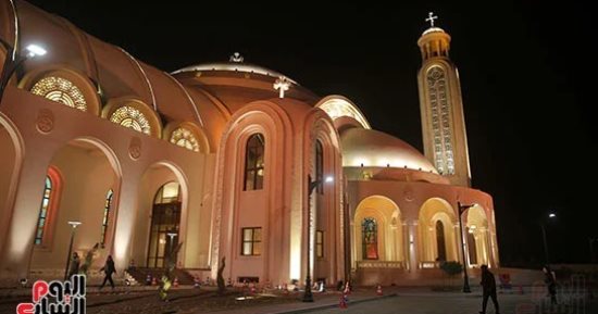 اليوم.. قداس عيد الميلاد المجيد فى أكبر كاتدرائية بالشرق الأوسط