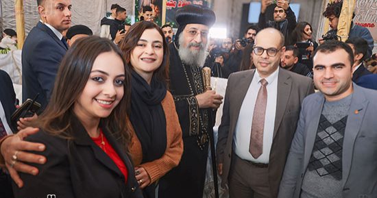 قيادات اليوم السابع تهنئ البابا تواضروس الثانى بعيد الميلاد المجيد 2025