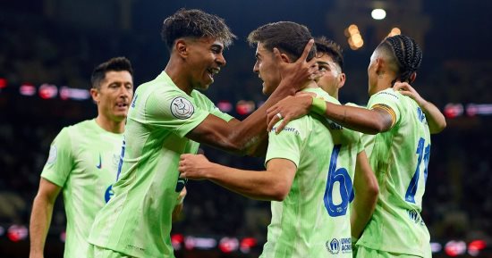 برشلونة يتأهل إلى نهائى كأس السوبر الإسبانى بفوزه على بيلباو 2-0