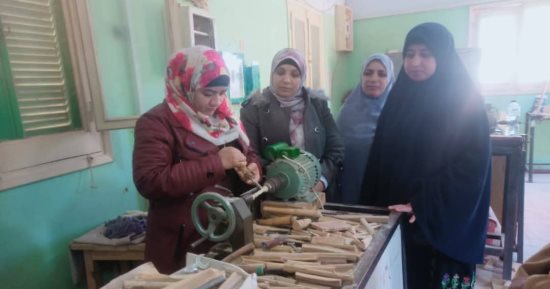 مبادرة بداية.. ورشة عن فن الأرابيسك بقرية الجديدة فى الوادى الجديد