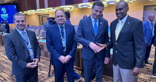 وزير الزراعة يلتقى عددا من وزراء الزراعة بالدول الأفريقية