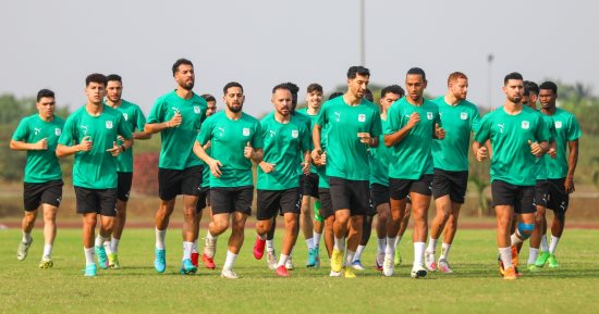 المصرى يختتم استعداداته لمواجهة بتروجت فى الدوري 