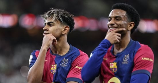 شوط كلاسيكو للتاريخ ينتهى بتقدم برشلونة ضد ريال مدريد 4-1.. فيديو