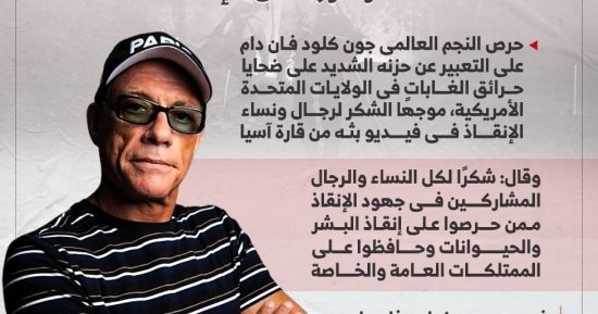 رسالة فان دام للعالم حول حرائق الغابات: شكرا لرجال الإنقاذ (إنفوجراف)