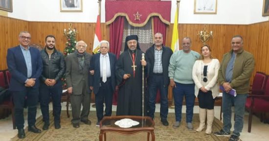 بطريرك الأقباط الكاثوليك يستقبل ممثلى المجلس الجديد لجمعية الشباب الكاثوليكى